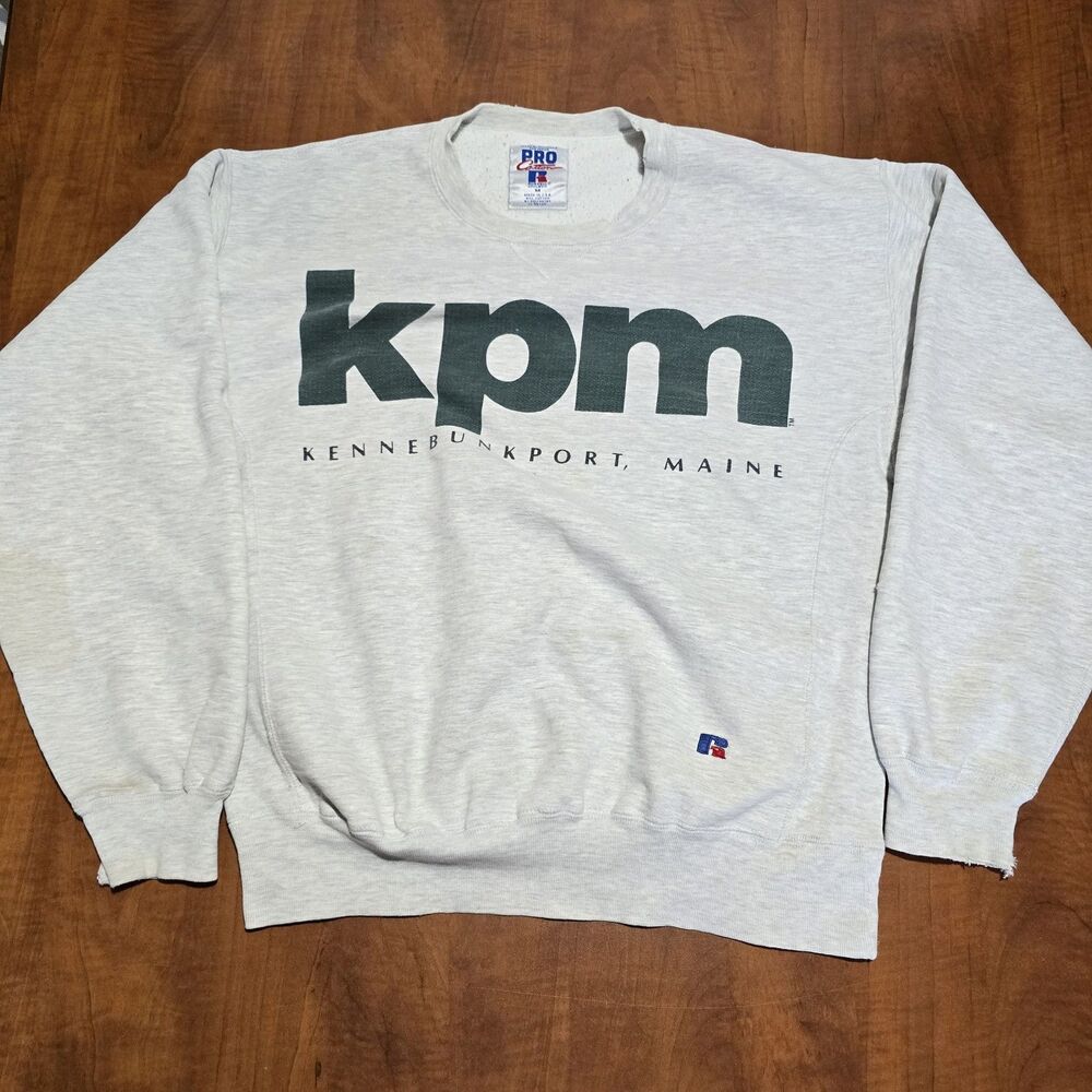 Russell Athletic Pro Cotton 90s Kennebunkport Maine Crew Neck Sweatshirt M